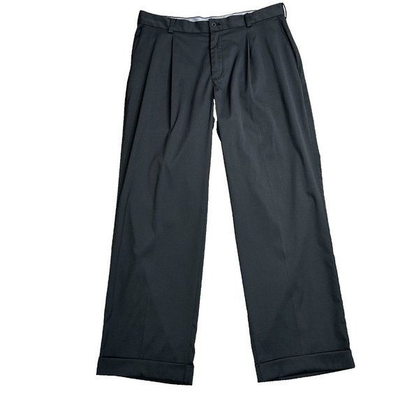 Nike Golf Men's Tour Performance Pants Dri-Fit Zip Fly Packets Size 34x30 Black - Picture 1 of 11